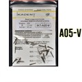 Штифты титановые Ikadent IKT-A05-V (24 шт) d=1.0|1.5  L=5.7+3.2 0000910713 - фото 443411