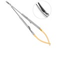 Иглодержатель 18 см изогнутый Castroviejo-Gomel TC (HLW 20-18) 1231915434 - фото 444516