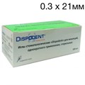 Иглы карпульные (0,3x21 мм) 30GS стерильные, (100 шт) зеленые. Dispodent 1231912243 - фото 444571
