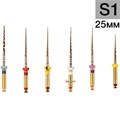 Gold-Taper S1, 25мм (6шт.)-машинный инструмент для обработки корневых каналов, Геософт 1231913870 - фото 447477