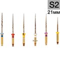 Gold-Taper S2, 21мм (6шт.)-машинный инструмент для обработки корневых каналов, Геософт 1231914320 - фото 447479