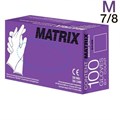 Перчатки MATRIX нитриловые фиолетовые M (7/8) 100 шт 1231911935 - фото 448995