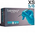 Перчатки нитриловые Benovy XS (5/6), 3г. 200шт. 1231912474 - фото 449013