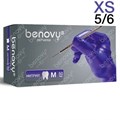 Перчатки Нитриловые Benovy Фиолетовые XS (5/6), 100шт. 3,5 г. 1231913205 - фото 449022