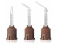 Наконечники смесительные+ насадки внутриротовые изогнутые Cem Implant Auto Mix, 25 шт. BJM LAB (Израиль) 0001916136 - фото 450917