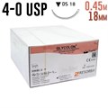 Гликолон 4-0 USP, 0.45 м 18 мм, 24 шт фиолетовый 1231915011 - фото 451404