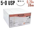 Гликолон 5-0 USP, 0.70 м 18 мм, 1 шт неокрашенный 1231915006 - фото 451431