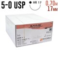 Гликолон 5-0 USP, 0.70 м 17 мм, 24 шт фиолетовый 1231915017 - фото 451434