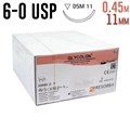 Гликолон 6-0 USP, 0.45 м 11 мм, 1 шт неокрашенный 1231915007 - фото 451437