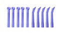 Пылесосы (наконечники (ЕМ19),d=16, многоразовые 140 мм без переходника), лиловые, 10 шт 22930025 - фото 457796