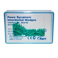 Клинья Sycamore Interdental Wedges, зеленые, 100 шт 822/30 - фото 458448