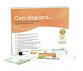 Цемент композитный Cem - Implant, в наборе: 1 шпр. х 10 мл база + 1 шпр. х 10 мл катализатор, 1 смесительная  палета, 25 шпателей для замешивания. 100110RU - фото 459179