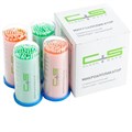 Аппликаторы Regular №4, коробка (зеленые+оранжевые 4 тубы х 100 шт), Clean + Safe. M6500R - фото 460992