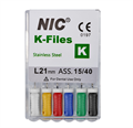 K-Files Nic Superline № 040 31 мм, 6 шт. - ручной каналорасширитель BA1010408D - фото 462321