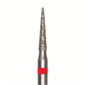 Бор алмазный 858 014 FG, красный, 5 шт. Форма: конус с заостренным концом 858F.FG.014 - фото 462573