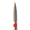 Бор алмазный 862 014 FG, красный, 5 шт. Форма: цилиндр с заостренным концом 862F.FG.014 - фото 462898