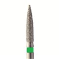 Бор алмазный 862 014 FG, зеленый, 5 шт. Форма: цилиндр с заостренным концом 862G.FG.014 - фото 462900