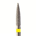 Бор алмазный 862 012 FG, желтый, 5 шт. Форма: цилиндр с заостренным концом 862EF.FG.012 - фото 462913