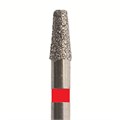 Бор алмазный 845R 025 FG, красный, 5 шт. Форма: конус с закругленным концом 845RF.FG.025 - фото 462927
