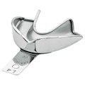 Ложка слепочная нижняя  средняя (M) без перфорации с бортиками 2807S-L4 - фото 463166