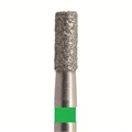 Бор алмазный 835 016 FG, зеленый, 5 шт. Форма: цилиндр с плоским концом 835G.FG.016 - фото 463245