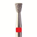 Бор алмазный 805 010 FG, красный, 5 шт. Форма: обратный конус с плоским концом 805F.FG.010 - фото 463261