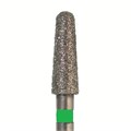 Бор алмазный 849 018 FG, зеленый, 5 шт. Форма: конус с закругленным концом 849G.FG.018 - фото 463349