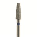Бор алмазный 854 025 FG, синий, 5 шт. Форма: конус со срезанным концом 854.FG.025 - фото 463353