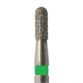 Бор алмазный 880G 012 FG, зеленый, 5 шт. Форма: цилиндр с закругленным концом 880G.FG.012 - фото 463374