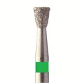 Бор алмазный 805 016 FG, зеленый, 5 шт. Форма: обратный конус с плоским концом 805G.FG.016 - фото 464365