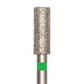 Бор алмазный 837 012 FG, зеленый, 5 шт. Форма: цилиндр с плоским концом 837G.FG.012 - фото 464397