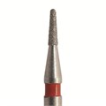 Бор алмазный 855L 007 FG, красный, 5 шт. Форма: конус с закругленным концом 855LF.FG.007 - фото 464404