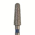 Бор алмазный 849 012 FG, синий, 5 шт. Форма: конус с закругленным концом 849.FG.012 - фото 465078
