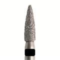 Бор алмазный 861 012 FG, черный, 5 шт. Форма: цилиндр с заостренным концом 861SG.FG.012 - фото 465095