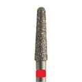 Бор алмазный SL850F.FG.018, красный, 25 шт. Форма: конус с закругленным концом SL850F.FG.018 - фото 465128