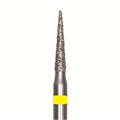 Бор алмазный SL858EF.FG.014, желтый, 25 шт. Форма: конус с заостренным концом SL858EF.FG.014 - фото 465385
