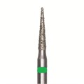 Бор алмазный SL858G.FG.014, зеленый, 25 шт. Форма: конус с заостренным концом SL858G.FG.014 - фото 465484