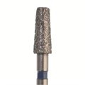 Бор алмазный 846.FG.014, синий, 5 шт. Форма: конус с плоским концом 846.FG.014 - фото 465756