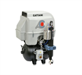 Компрессор Cattani на 3-4 установки, 3 цилиндра, с осушителем (в пластиковом кожухе), ресивер 45 л 013350/013357 - фото 471685