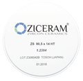 Заготовки диоксида циркония ZICERAM ZS 98,5 x14HT, супертранслюцентные ZS98-5x14HT - фото 478784