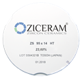 Заготовки диоксида циркония ZICERAM ZS 95 x14HT, супертранслюцентные. ZS95x14HT - фото 479142