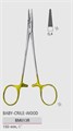 Иглодержатель BABY-CRILE-WOOD, DUROGRIP, для нитей 4/0-6/0. Длина 150 мм, арт: BM013R BM013R - фото 489541