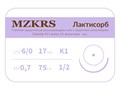 ПГЛ лактисорб - хирургическая нить сополимерная1712К1-Premium-6/0 (0,7)75  ПГЛ ЛАКТИСОРБ хирургическая нить сополимерная, MZKRS (Россия) 1712К1--6/0-(0-7)75--ПГЛ - фото 492966