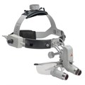 Лупа налобная Heine HRP 6x/340 мм + осветитель ML4 LED + защитные очки S-Guard J-008.31.444. - фото 496179