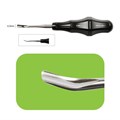 Корневой элеватор Power Grip A09 Bein, байонет, изогнутый к себе, для верхних и нижних клыков, ширина 4,3 ммMEA-09 СтоматологическийКорневой элеватор Power Grip A09 Bein, байонет, изогнутый к себе, для верхних и нижних клыков, ширина 4,3 мм Mr.Curette Tec MEA-09 - фото 497198