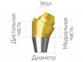 ASA45302018N  Винтовой угловой абатмент без шестигранника, диаметр 4.5 мм, Dentium (Ю.Корея) ASA45302018N - фото 499928