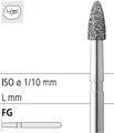 Боры стоматологические алмазные FG 390/014, красн., 6шт. ISO код 314274514014, арт: FG4274/1 FG4274/1 - фото 500678