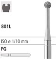 Боры стоматологические алмазные FG 801L/016, 6шт. ISO код 314697524016, арт: FG203L/6 FG203L/6 - фото 500730