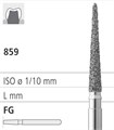 Боры стоматологические алмазные FG 859/016, син., 6шт. ISO код 314166524016, арт: FG80D4/6 FG80D4/6 - фото 500745