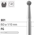 Боры стоматологические алмазные FG 801/025, желтый, 6шт. ISO код 314001504025., арт: FG5400/6 FG5400/6 - фото 500757